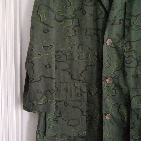 Mode of One Camo Lightweight Button Coat Streetwear Gorpcore Military Style L - Picture 6 of 14